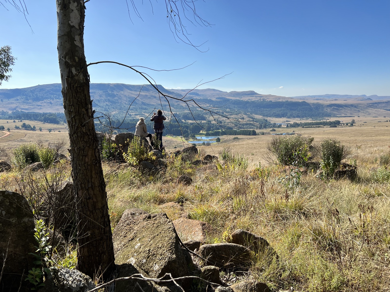 Panoramic 300-degree view from the hilltop